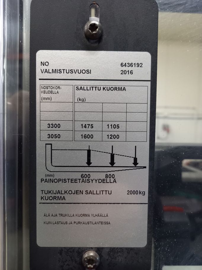 BT SPE160L pinoamisvaunu vm. 2016 (tunnit vain 63 h)